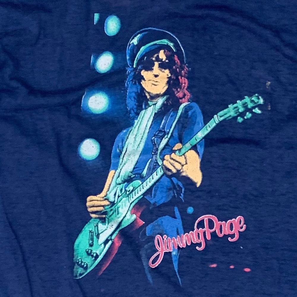 Vintage 1985 Jimmy Page Concert Tee